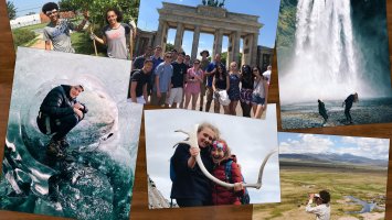 Exonians are currently exploring Iceland, Italy, Yellowstone, New Orleans and Germany.